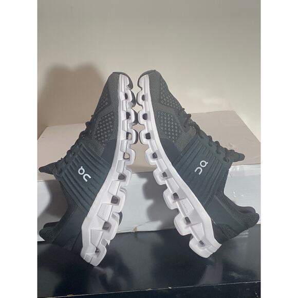 ON CLOUDSWIFT BLACK/ROCK WOMEN’S RUNNING SHOES, Size W8, 41 99581 - Picture 6 of 9
